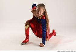 VIKY SUPERGIRL KNEELING POSE